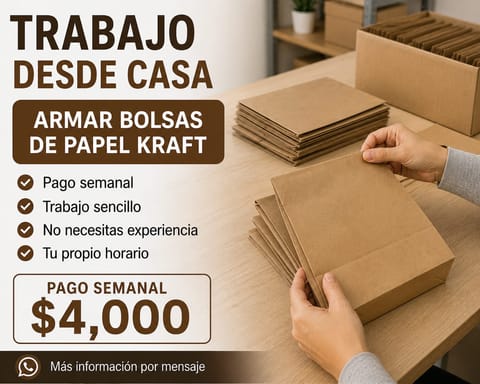 ARMA BOLSA DE PAPEL DESDE CASA en Iztapalapa (Municipio)