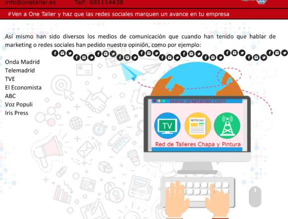 Curso de marketing en redes sociales para talleres