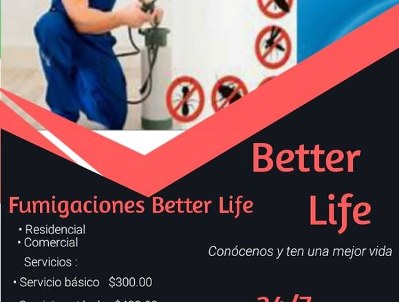 Fumigaciones Better Life en Guadalajara (Municipio)