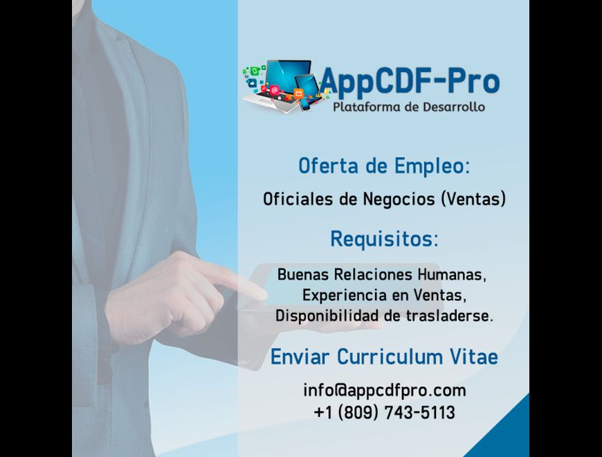 Asesor de ventas /Servicios en Santo Domingo Norte (Municipio)