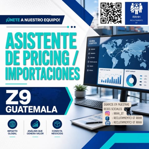 ASISTENTE EXPORTACIONES IMPORT PRICING Z9GT en Quetzaltenango (Municipio)