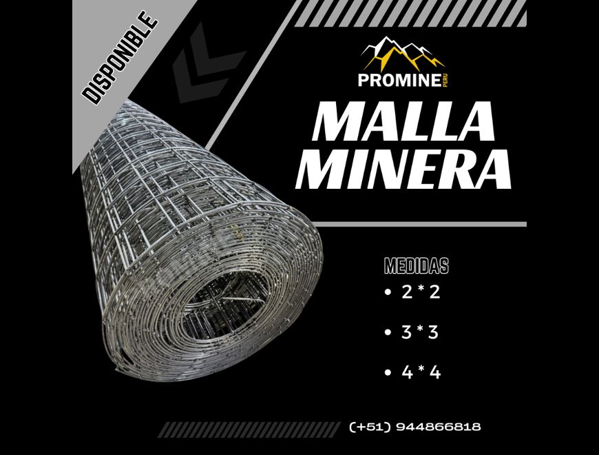 Malla Electrosoldada – Alambre Negro Minero en Oyón (Distrito)