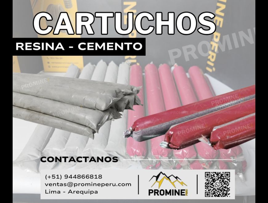 Cartuchos de Resina y Cemento - 50 unidades en Arequipa (Distrito)