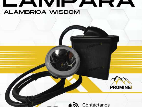 LAMPARA ALAMBRICA // WISDOM ORIGINAL // MINA en Cajamarca (Distrito)