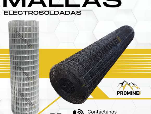 MALLAS ELECTROSOLDADAS ALAMBRE NEGRO COCADA 4*4 en Trujillo (Distrito)