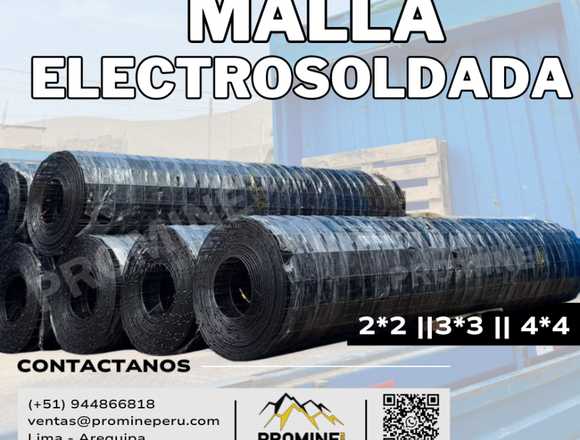 Malla Electrosoldada – Rollo Alambre Negro en Chimbote (Distrito)