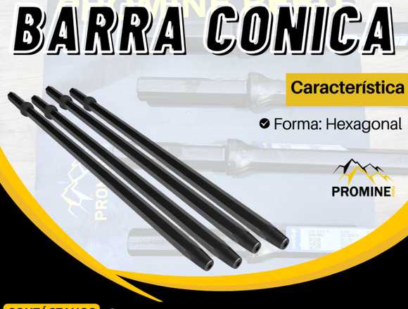 BARRA CONICA - TALADRO DE ROCA - PROMINE PERU en Trujillo (Distrito)