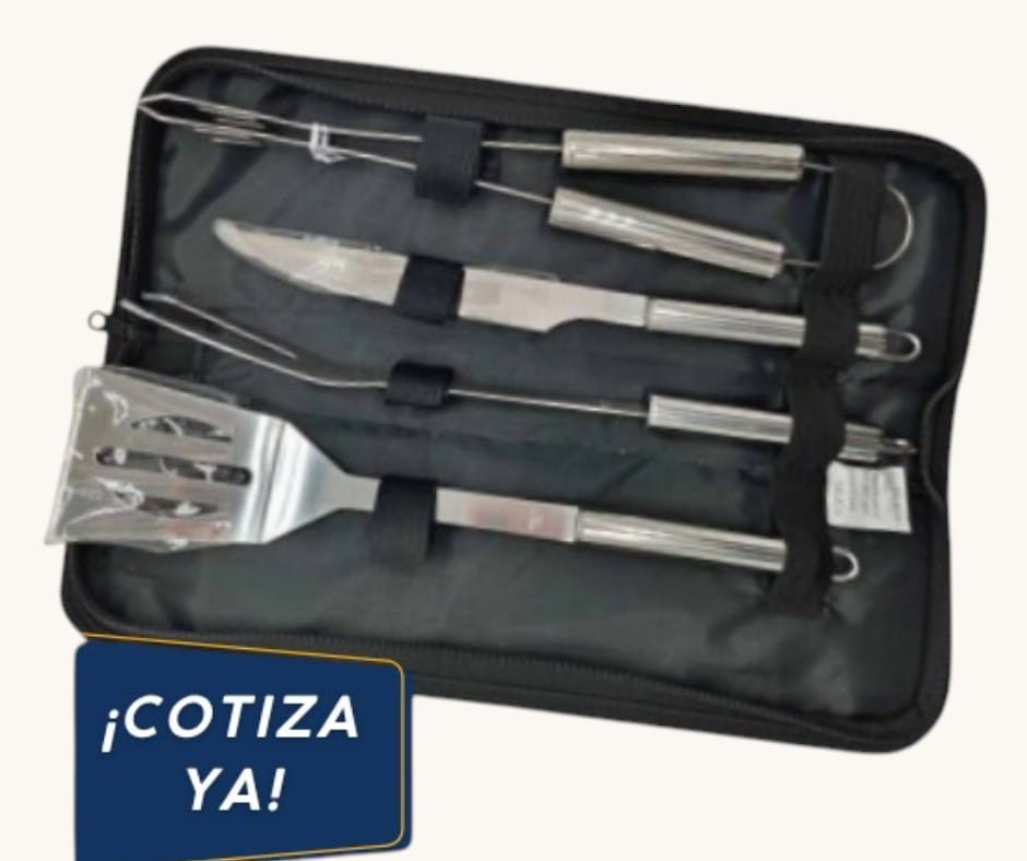 Set BBQ de 4 piezas personalizado de buena calidad en Cotacachi (Cantón)