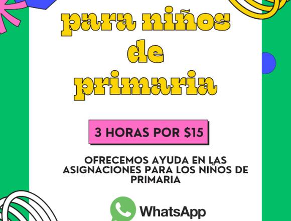 Tutorias para niños de primaria en Panamá (Distrito)