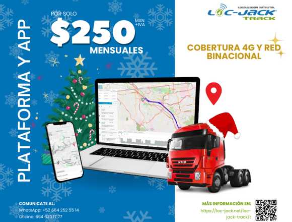 GPS para flotillas por solo $250.00 pesos al mes en Tijuana (Municipio)