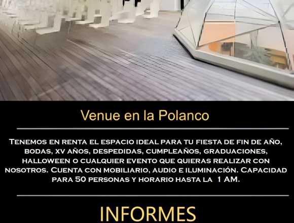 VENUE EN POLANCO PARA EVENTOS PRIVADOS en Miguel Hidalgo (Municipio)