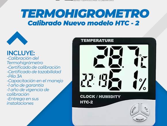 TERMOHIGROMETRO HTC-2 en Lima (Lima 1) (Distrito)