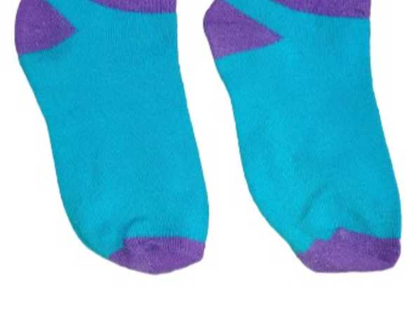 Medias azul con morado para bebé en Santiago de Cali (Municipio)