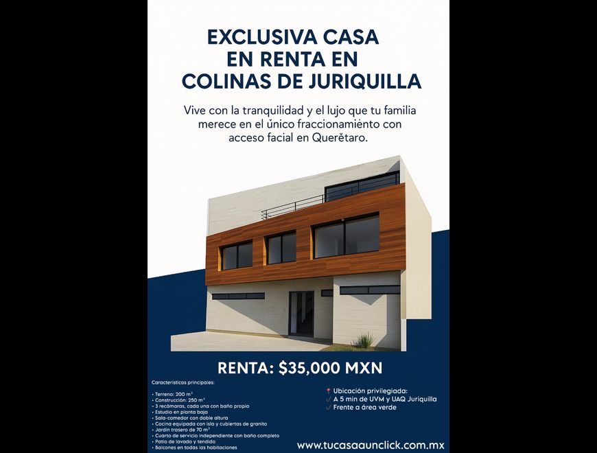 Rento casa en juriquilla Querétaro