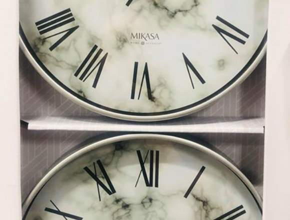 2 Relojes Decorativo Mikasa estilo Romano 30.5 cm en Ciudad de Guatemala (Municipio)