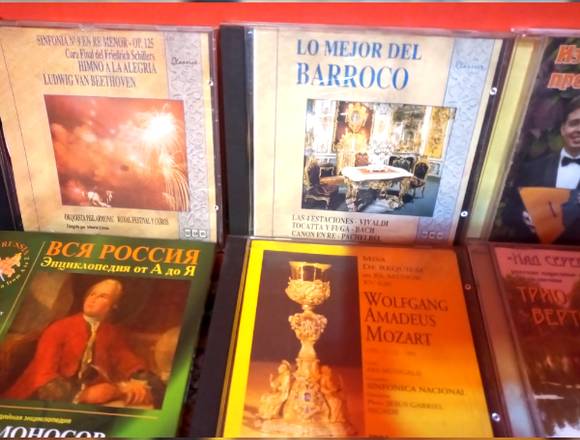 Cds y dvd de musica clasica, varios artistas