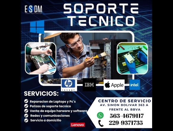 ¿QUIERES REPARAR TU COMPUTADORA? CONFIA EN ESDM en Veracruz (Municipio)