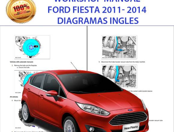 Manual de Taller Ford Fiesta 2011-2014 Ingles