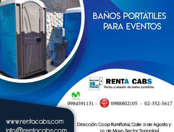 Baños portátiles para eventos en Ecuador en Rumiñahui (Cantón)