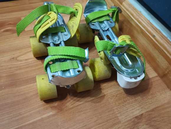 Patines (LECCESE) + indumentaria de protección