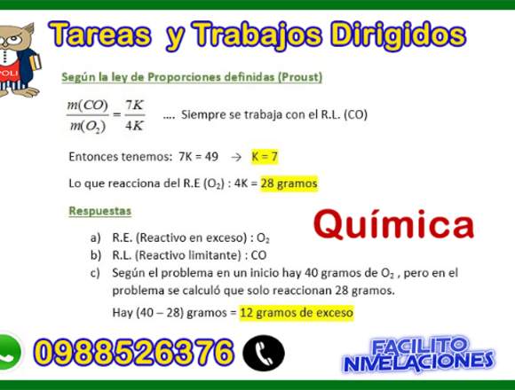 Profesor de física, química,trigonometría,cálculo en Quito (Cantón)